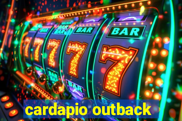 cardapio outback